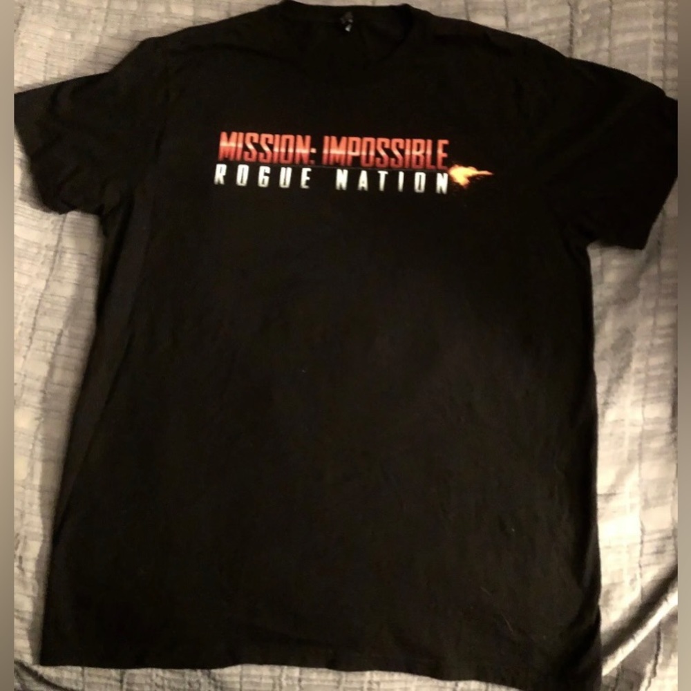 Mission Impossible ROGUE NATION Movie Tshirt Mens Sz XL 2015 NEW